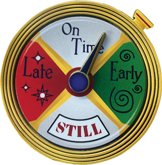 The Polar Express Conductor's Stopwatch Spinning Pin Badge