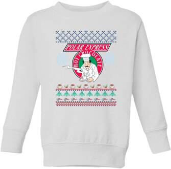 The Polar Express Hot Chocolate Kids' Sweatshirt - White - 146/152 (11-12 jaar) - Wit - XL