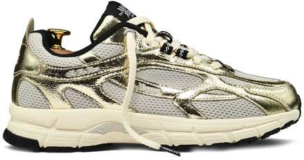 The Re-Run metallic sneaker  goud - 37,38,39,40,41,42,