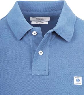 The Rene Poloshirt Mid Blauw - L,M,S,XXL