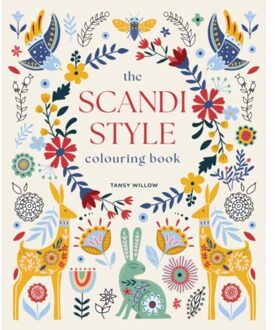 The Scandi Style Colouring Book - Arcturus Creative Colouring - Tansy Willow