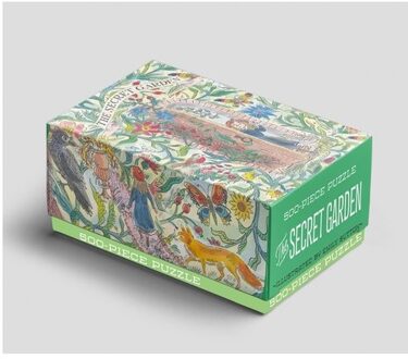 The Secret Garden: The Opening Lines: A 500-Piece Jigsaw Puzzle For Adults, Premium Quality, - Frances Hodgson Burnett