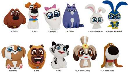 The Secret Life of Pets 3D PVC Bag Clips Series 1 Display (24)