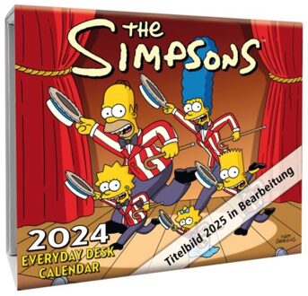 The Simpsons Desk Block Calendar 2025 - Tagesabreißkalender (Browntrout) - Danilo Promotions Ltd