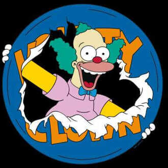 The Simpsons Krusty Ripped Circle Women's Cropped Hoodie - Black - XS - Zwart