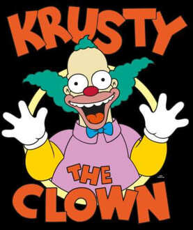 The Simpsons Krusty The Clown Women's Cropped Hoodie - Black - XS - Zwart