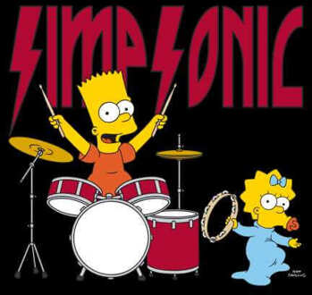 The Simpsons Simpsonic Women's Cropped Hoodie - Black - XS - Zwart