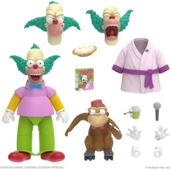 The Simpsons Ultimates Action Figure Krusty the Clown 18 cm