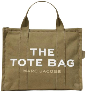 The Small Traveler Tote handtas met logo Donkergroen - 1 maat