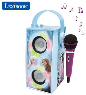 The Snow Queen Trendy Draagbare Bluetooth Speaker Met Microfoon En Lichteffecten Lexibook