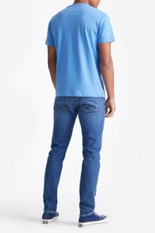 The Steve T-Shirt Mid Blauw - L,M,S,XL,XXL