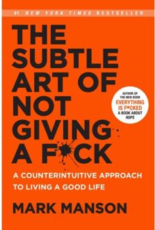 The Subtle Art of Not Giving a Fuck - Boek Mark Manson (0062641549)