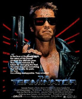 The Terminator Retro Poster Unisex T-Shirt - Black - S