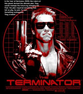 The Terminator Target Acquired Unisex T-Shirt - Black - 5XL