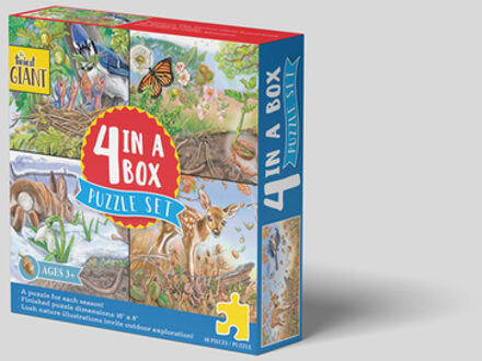 The Tiniest Giant 4-In-1 Puzzle Set -  Barbara Ciletti (ISBN: 9780764370229)