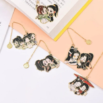 The Untamed Mo Dao Zu Shi Grandmaster of Demonic Cultivation Wei Wuxian Lan Wangji Metal hollowing Bookmark