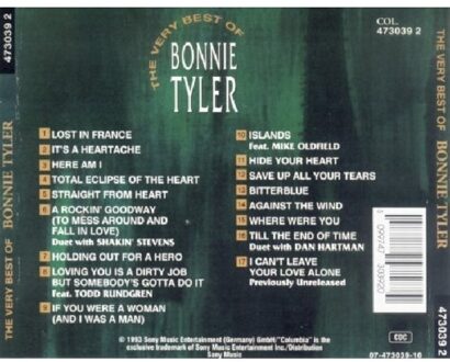 The Very Best Of Bonnie Tyler