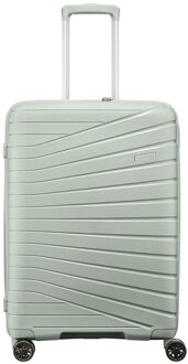 The Vibe 4-wiel Trolley 65 cm - Uitbreidbaar 72/83 liter - 65.5x44.5x28.5 cm - groen hardcase koffer lichtgewicht koffer pilotenkoffer rugzak - H 65.5 x B 44.5 x D 28.5 cm