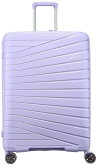 The Vibe 4-wiel Trolley 75 cm - Uitbreidbaar 110/125 liter - 75x50x33 cm - lilac hardcase koffer lichtgewicht koffer Paars - H 75 x B 50 x D 33 cm