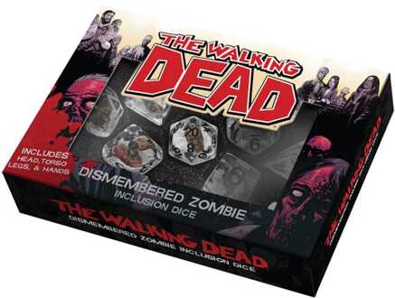 The Walking Dead Dice Set Dismembered Zombie