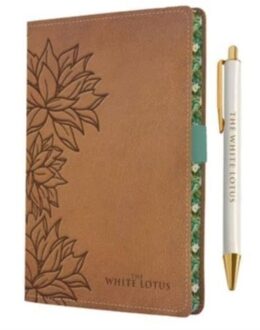 The White Lotus Journal And Pen Set - Insight Editions