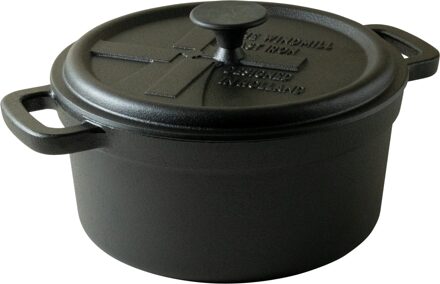 The Windmill BBQ Pan Large Zwart