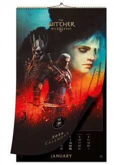 The Witcher 3: Wild Hunt Calendar 2026 10th Anniversary