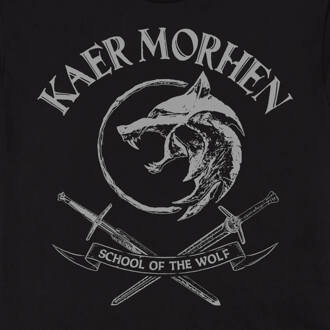 The Witcher Kaer Morhen Unisex T-Shirt - Black - L - Zwart