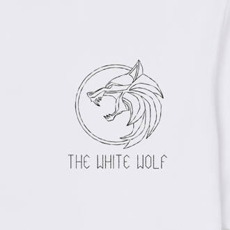 The Witcher The White Wolf Unisex T-Shirt - White - M - Wit