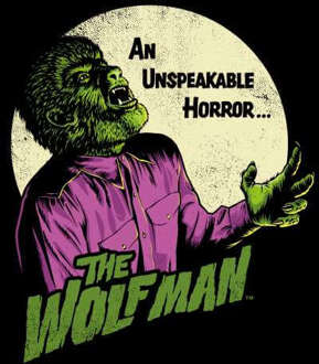 The Wolfman Retro Trui - Zwart - M