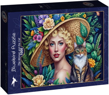 The Woman and the Cat Puzzel (1000 stukjes)