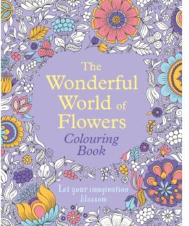 The Wonderful World Of Flowers Colouring Book - Arcturus Creative Colouring - Willow, Tansy