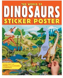 The World Of Dinosaurs Sticker Poster - Sticker Poster Book - Editors of Storey Publishing