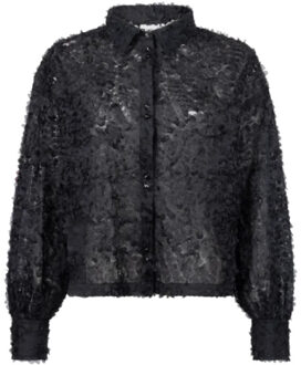 Thea shirt - - maat S Zwart