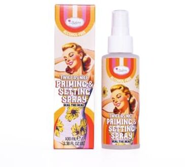 TheBalm Twice as Nice : Priming & Setting Spray Spray - 100 ml