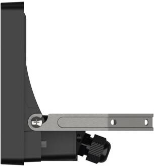 Theben LED-buitenwandspot B50 dual, zwart, IP65