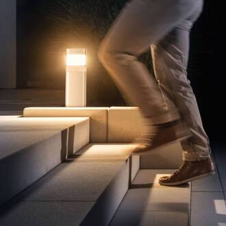 Theben theLeda D BL AL sokkellamp, 40 cm aluminium