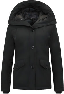 TheBrand Getailleerde winterjas kort Zwart - XL