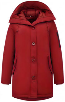 TheBrand Winddichte winterjas parka - maat L Rood