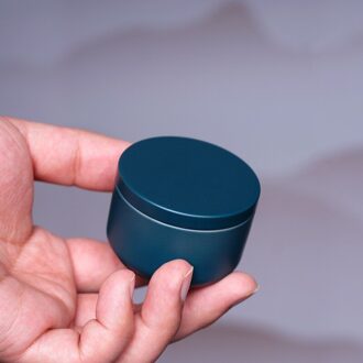 Thee Blikken Met Luchtdichte Deksels Japan Theeceremonie Thee Bus Voor Losse Blad Thee Koffie Opslag Draagbare Thee Containers, houden Verse blauw