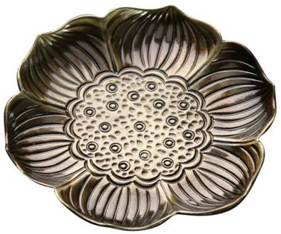 Thee Coaster Theekopje Legering Anti-Brandwonden Isolatie Pad Theeceremonie Bekerhouder Thee Mat Set Accessoires- 01