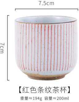 Thee Cup, Water Cup, Grof Aardewerk, Hand Geschilderd Huishouden, teaset Keuken Servies Theekopje Arabische Koffie Cup Set