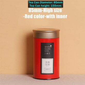 Thee Doos Blikjes Geurkaarsen Opbergdoos Essentiële Olie Geur Case Milieuvriendelijke Blikjes 85mm-H-R-W inner