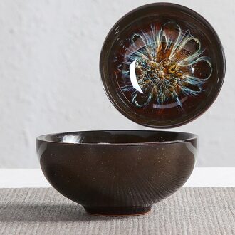 Thee Kom Tenmoku Thee Cup Chinese Kungfu Tea Cup Chinese Nationale Kunsten En Ambachten Chawan Glazuur Theewaar Oliedruppels Zen theekopje 2