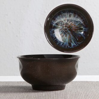 Thee Kom Tenmoku Thee Cup Chinese Kungfu Tea Cup Chinese Nationale Kunsten En Ambachten Chawan Glazuur Theewaar Oliedruppels Zen theekopje 3