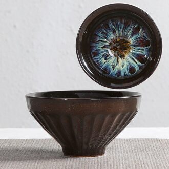 Thee Kom Tenmoku Thee Cup Chinese Kungfu Tea Cup Chinese Nationale Kunsten En Ambachten Chawan Glazuur Theewaar Oliedruppels Zen theekopje 4