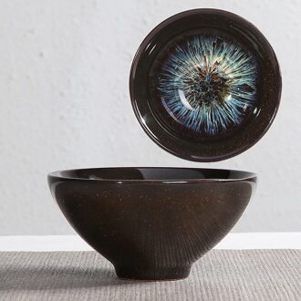 Thee Kom Tenmoku Thee Cup Chinese Kungfu Tea Cup Chinese Nationale Kunsten En Ambachten Chawan Glazuur Theewaar Oliedruppels Zen theekopje 6