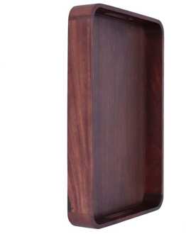 Thee Lade Groene Thee Walnoot Rechthoekige Lade Houten Diner Plaat Fruit Lade Huishoudelijke Thee Bekerhouder Voor Thuis Thee Trays groen Size2