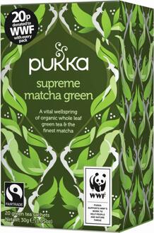 Thee Pukka Supreme Matcha Green Tea Eco 20 sachets