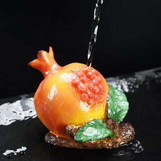 Thee Set Hars Kleur Veranderende Fruit Persimmon Thee Huisdier Theewaar Accessoire Kung Fu Theeceremonie Huishouden Kantoor Decoratieve CC233BZ